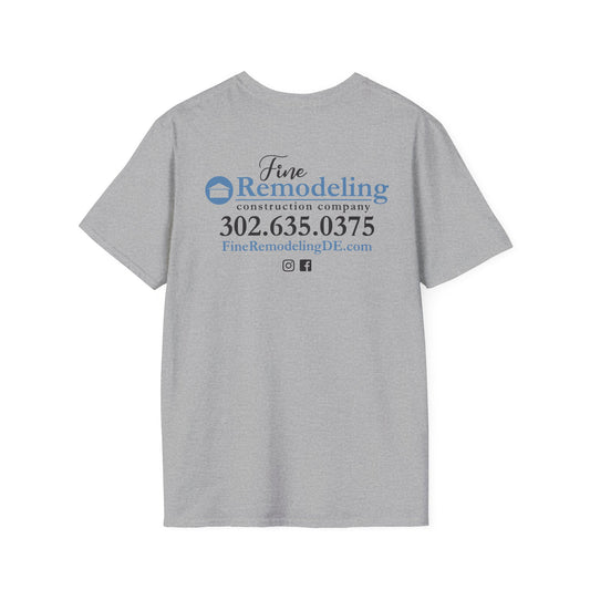 Unisex Softstyle T-Shirt - Fine Remodeling Company Logo Tee